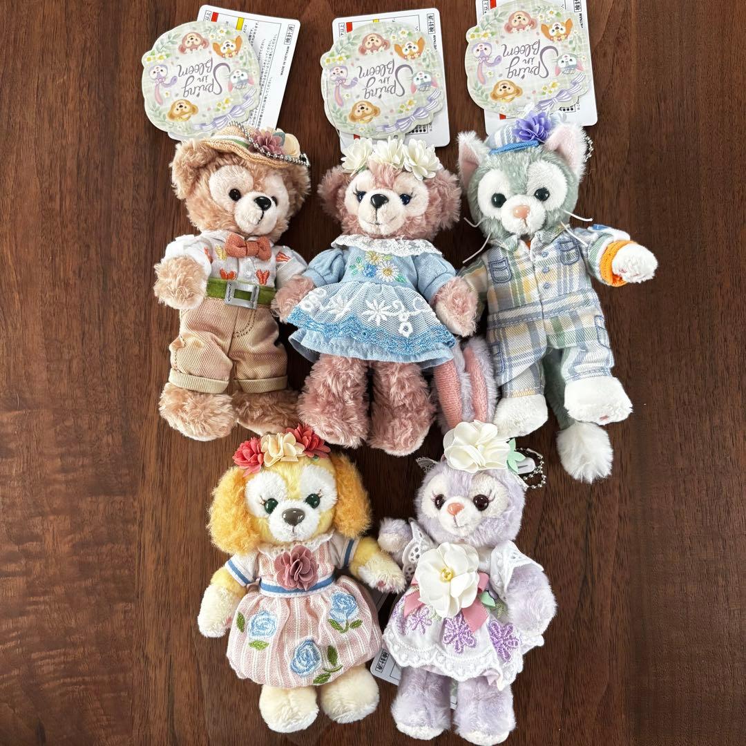 新品未使用】ダッフィー&フレンズ スプリングインブルーム ぬいぐるみ