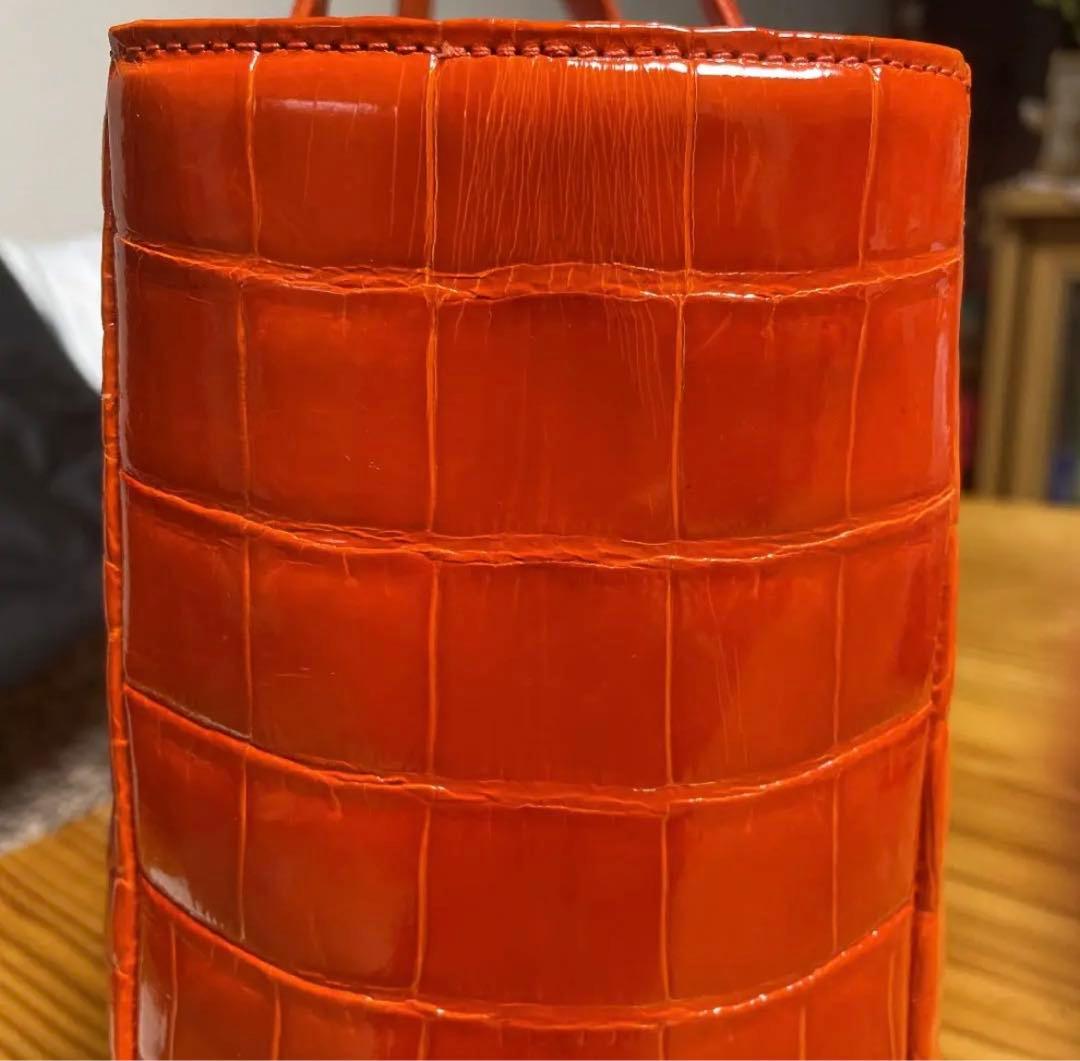 美品 PRECIOUS プレシャス クロコダイル ハンドバッグ