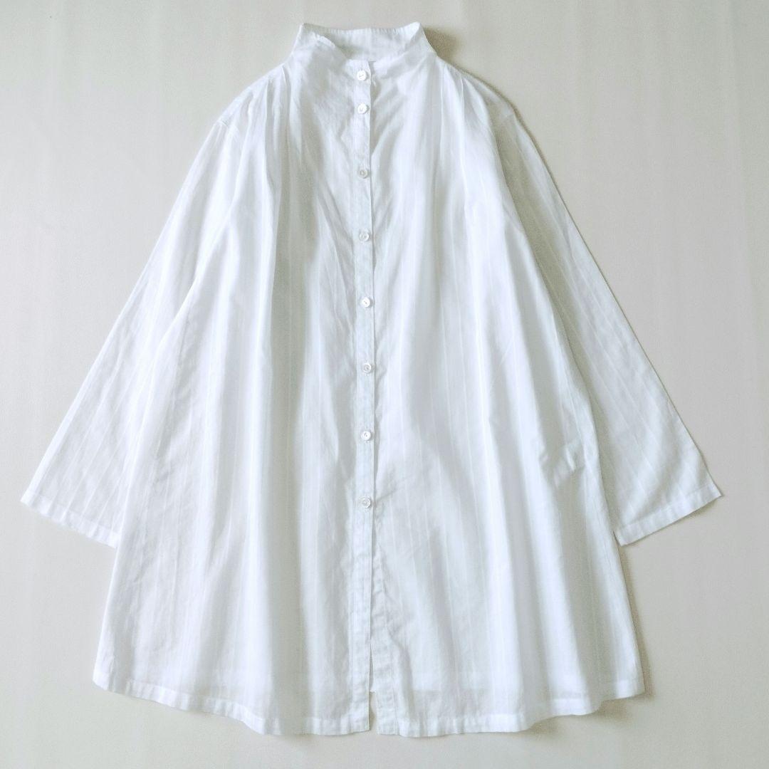 群言堂 石見銀山 登見✨上質コットン シャツ