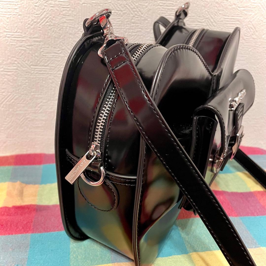 ドクターマーチン BOW ショルダーバッグ 2way リボン ブラック USED