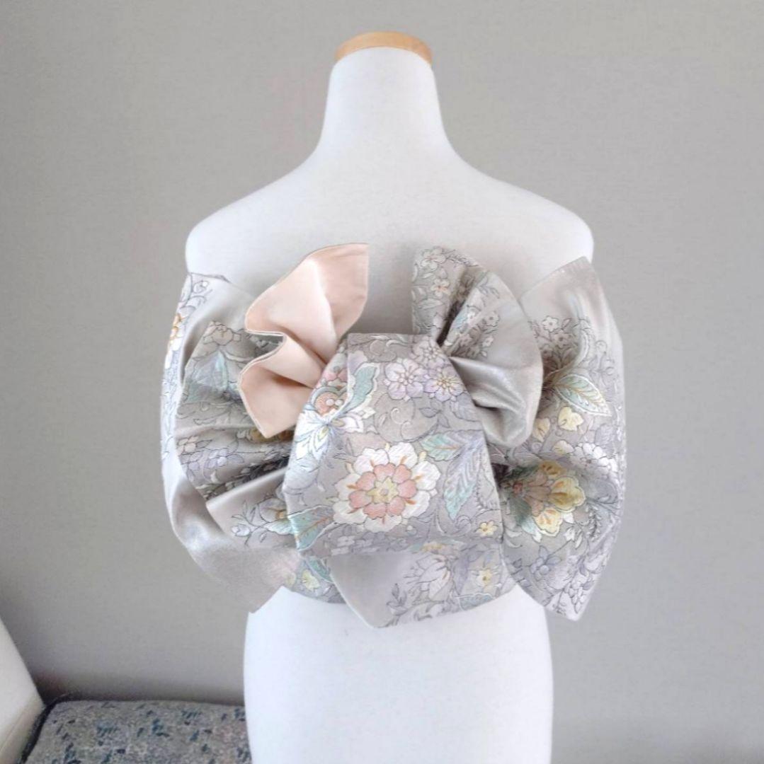 専用 一部式作り帯 振袖用 華やぎ 胴巻き～90㎝ 十三参りにも 正絹