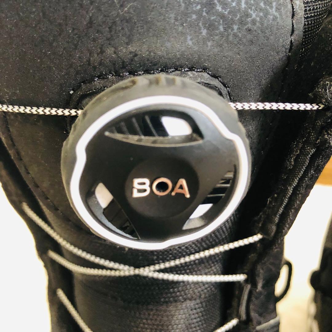 【美品】BURTON 子供用 スノボブーツ GROM BOA 21.0cm 黒