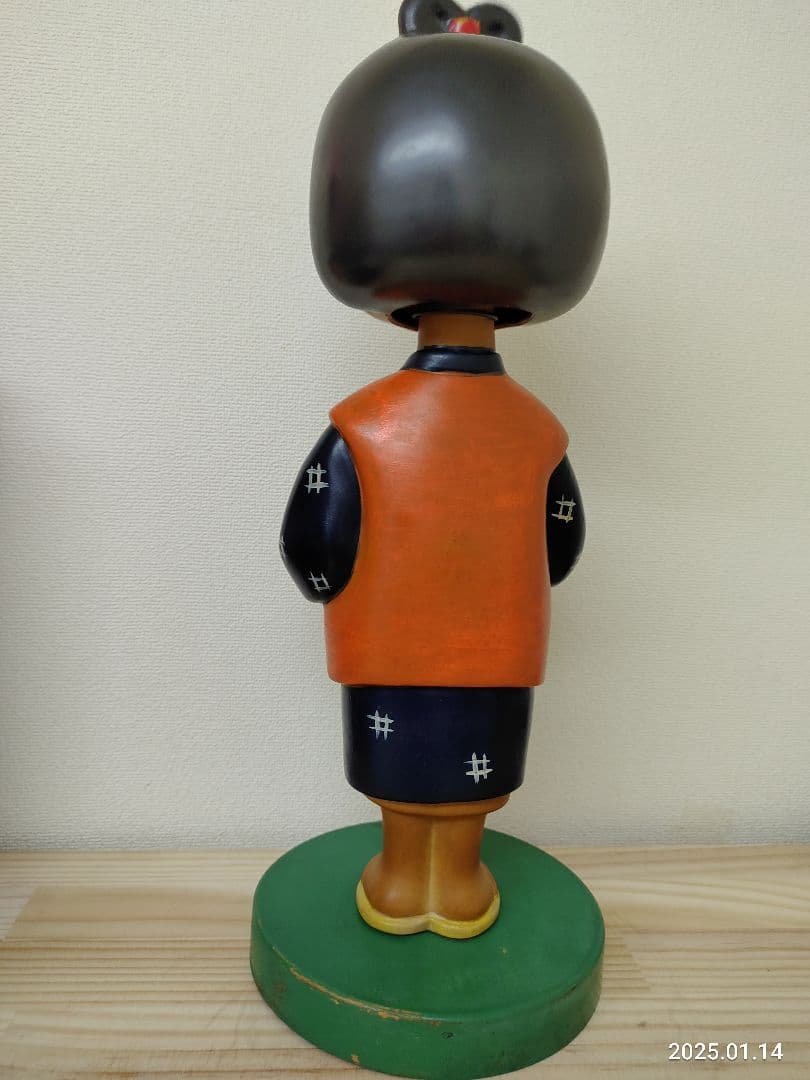 昭和レトロ 週刊新潮 夕焼けちゃん カウンター用 首振りソフビ 谷内