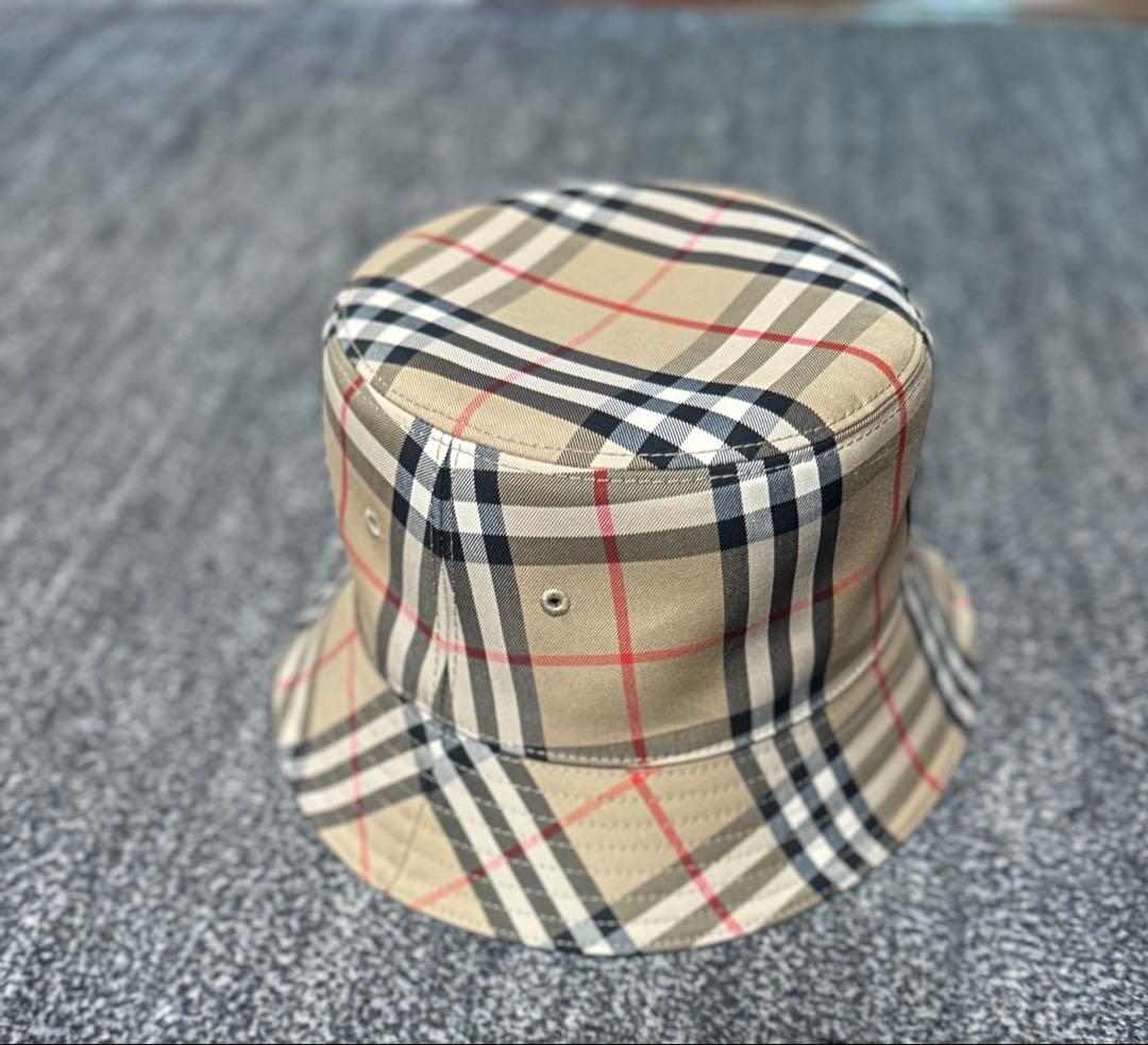 (美品✨)BURBERRY バケットハット M 正規品 バーバリー BURBERRY 帽子 ハット バケットハット HEADWEAR BIRCH