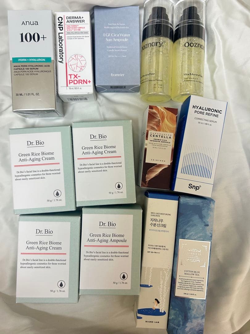 スキンケア商品13点セット Aurelie. スキンケア トライアルセット 6点 Aurelie. スキンケア