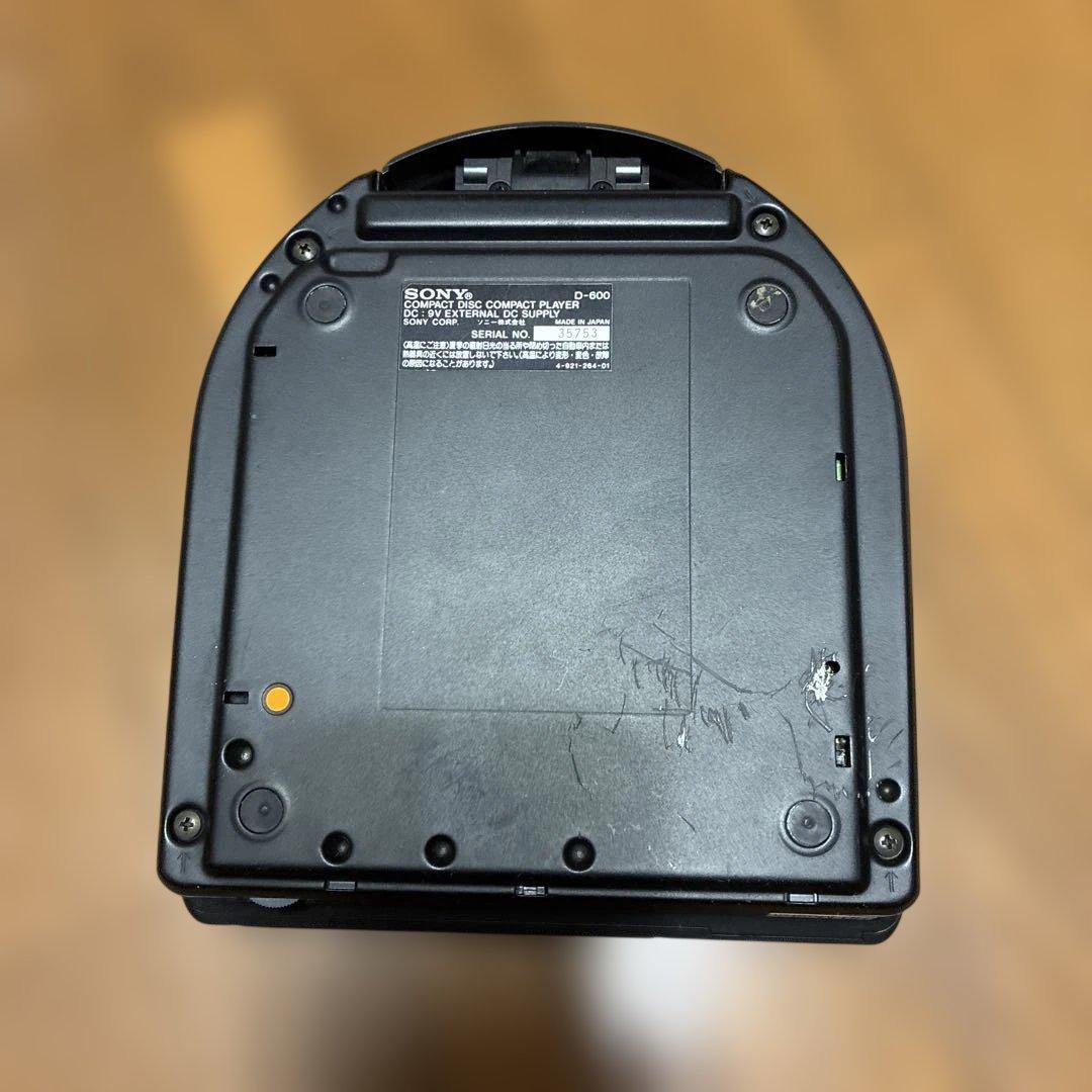 SONY ソニー Discman D-600 動作確認済ACアダプター付き - メルカリ