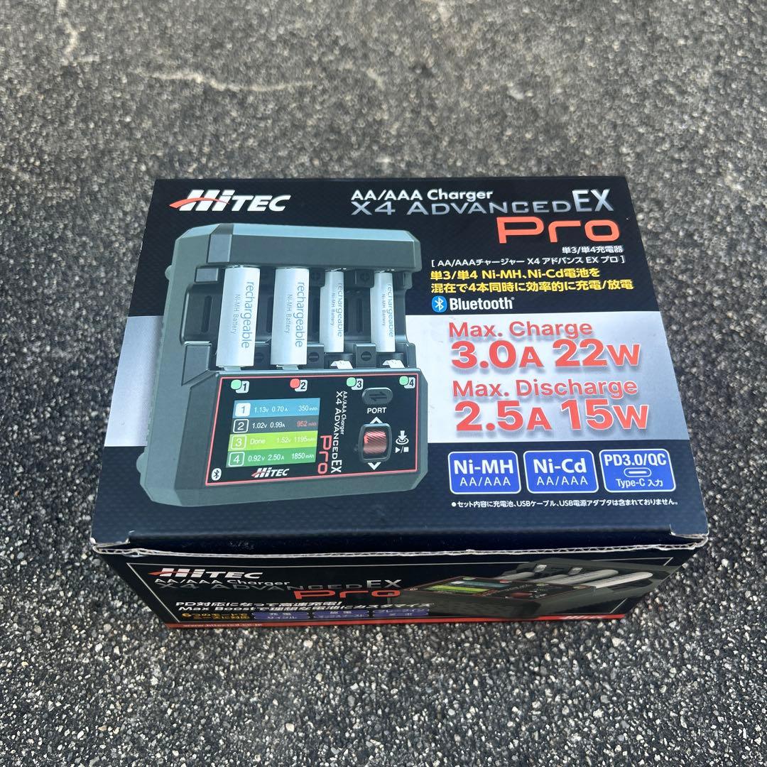 ム*3様 Hitec X4 Advanced EX Pro AA/AAA Cha 単三/ 単四充電器 AA/AAA Charger X4 Advanced EX Pro ［ AA/AAA