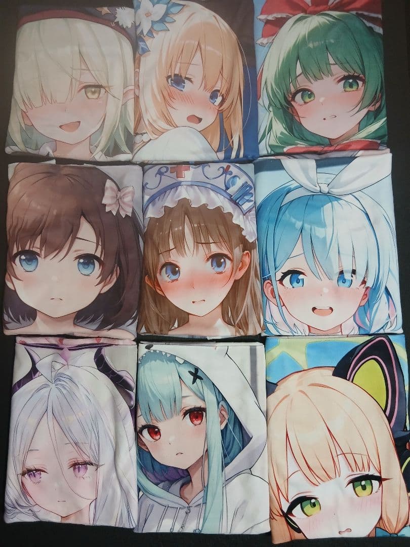 タオル タペストリー 開封済み23枚セット タペストリー棒マグネット