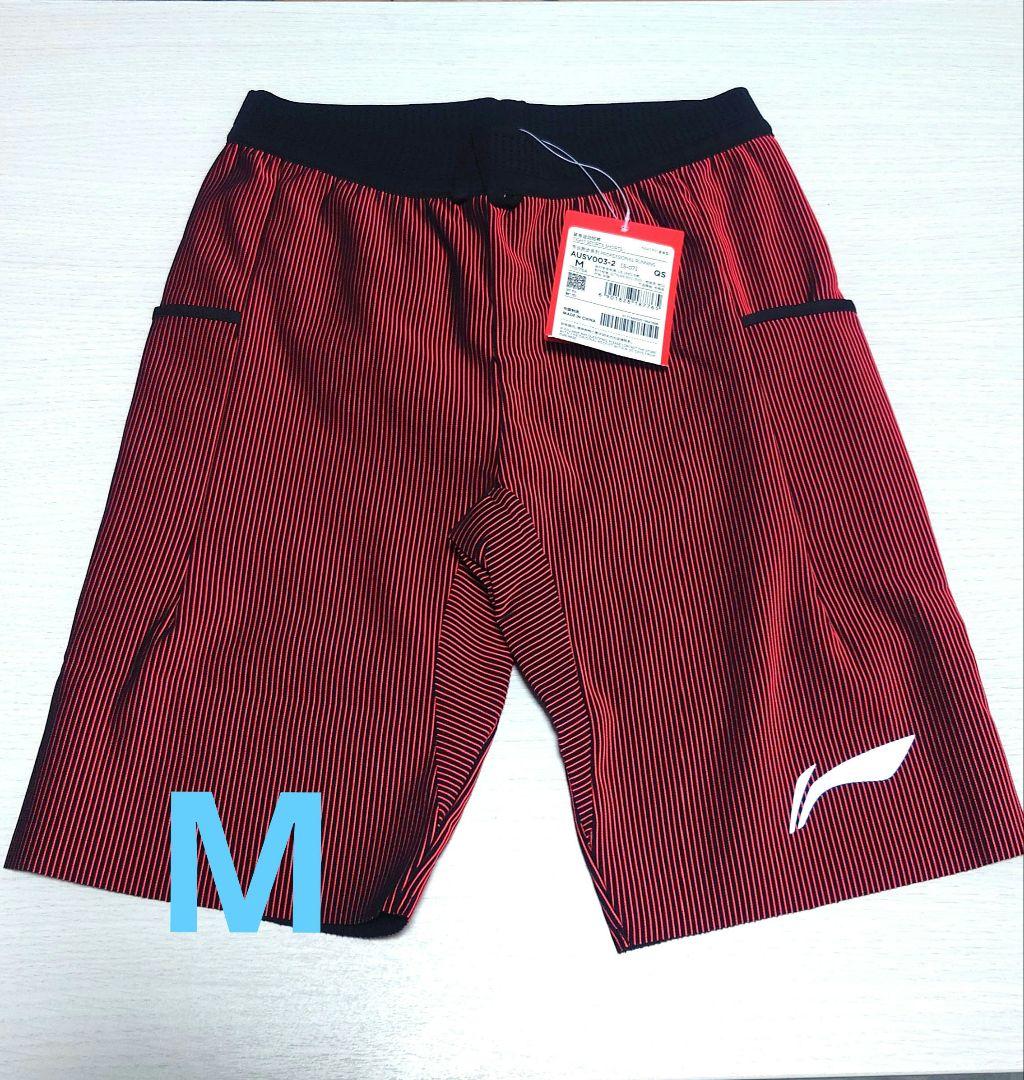 リーニン Li-ning ハーフタイツ 赤黒 Mサイズ - メルカリ