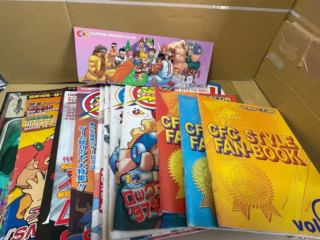 CFC CAP！　カプコンフレンドリークラブ　冊子バインダーセット CFC CAP！ カプコンフレンドリークラブ 冊子バインダーセット CFC CAP