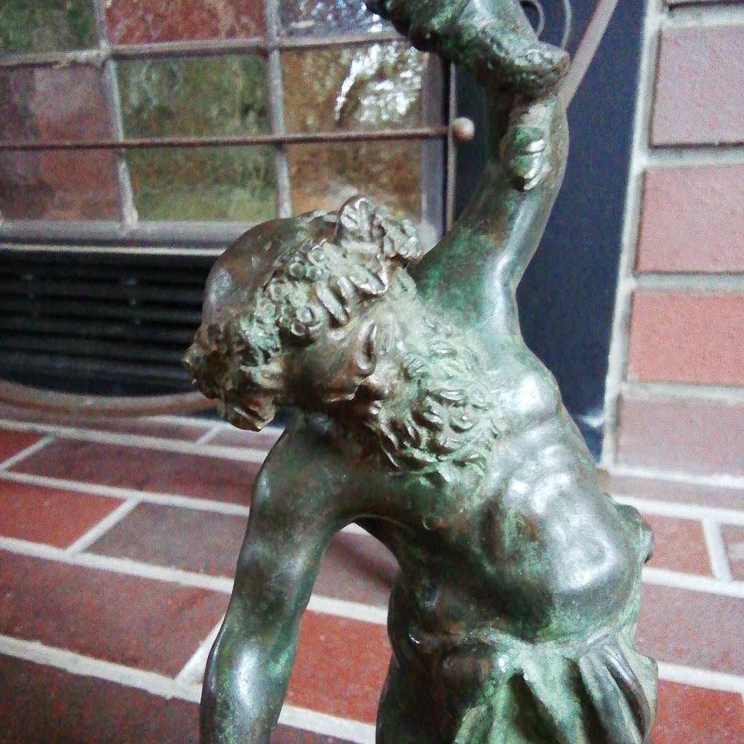 古典的な神話の彫刻貝殻と青銅スタンドの通販はau PAY マーケット