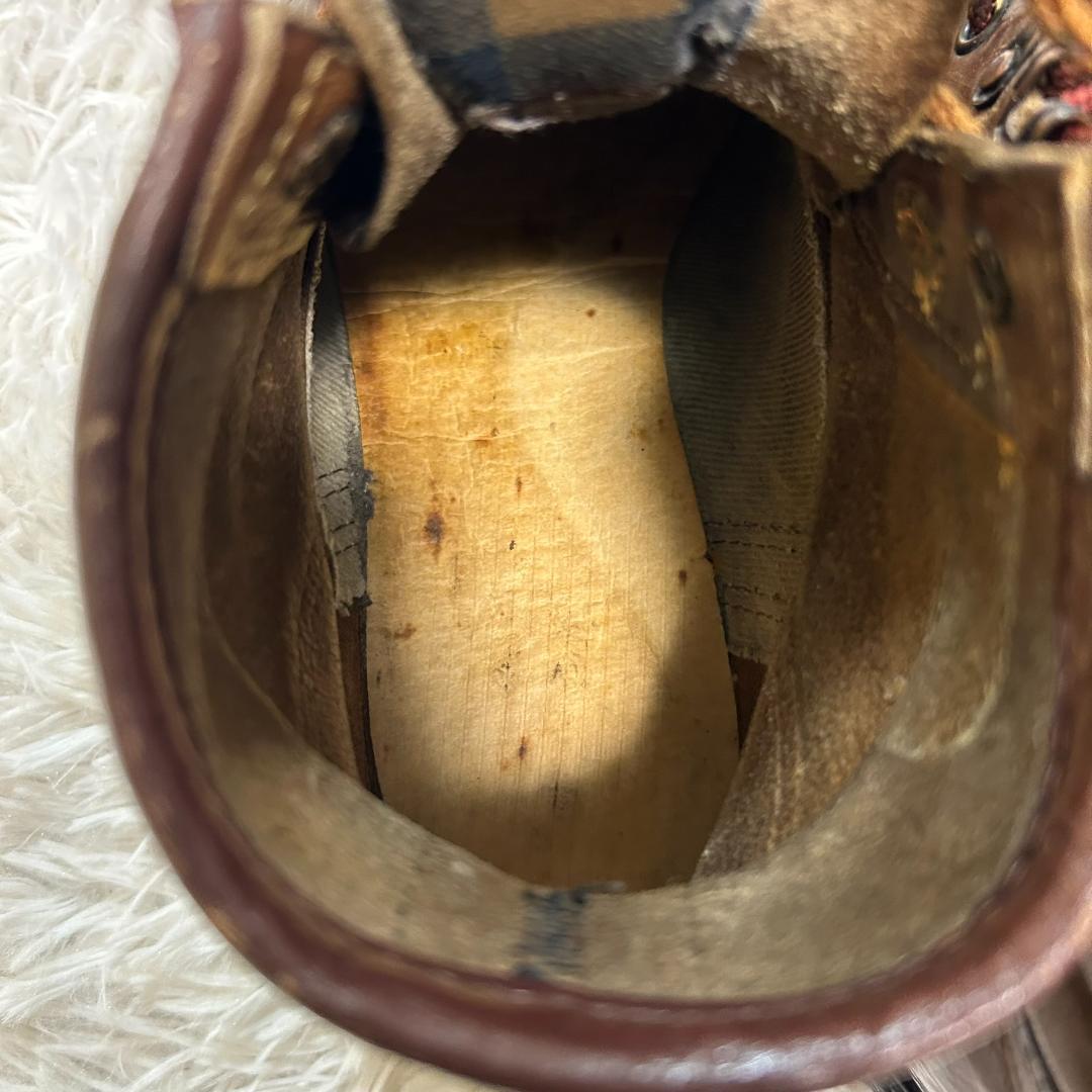 レア　レッドウィング モックトゥ ワーク ブラウン 8.5D 26.5cm