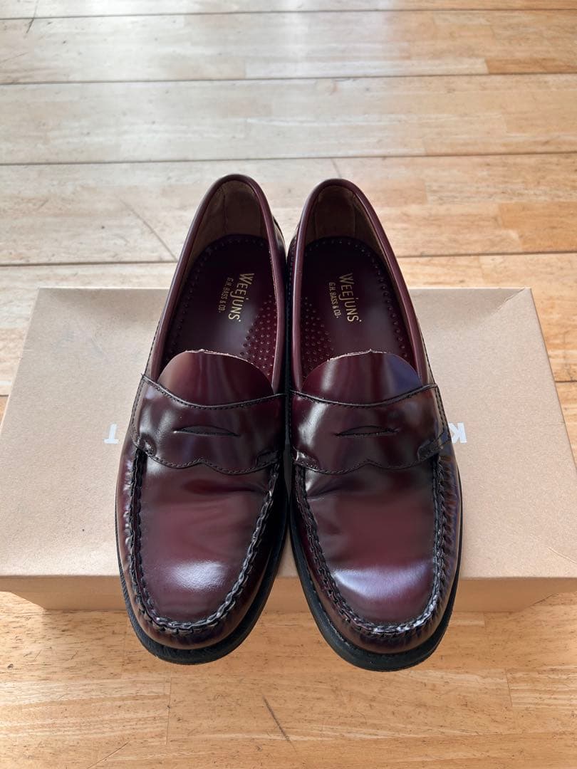 G.H.BASS ローファー 26cm バーガンディ｜着用3回2023年購入