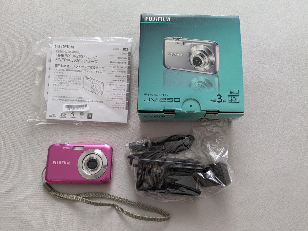 FUJIFILM FINEPIX JV250デジカメ ピンク - メルカリ
