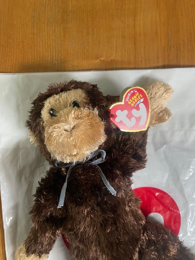 廃盤ty ぬいぐるみ サル Swinger ビーニーベイビーズ ソックモンキー