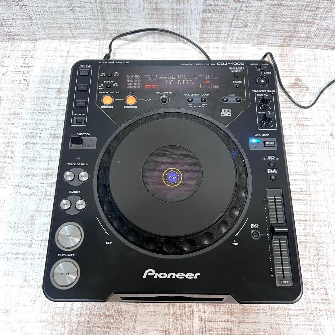 PIONEER CDJ コンパクトディスクプレーヤーCDJ-1000 CDJ-1000 (archived) Digital turntable (black) - Pioneer DJ