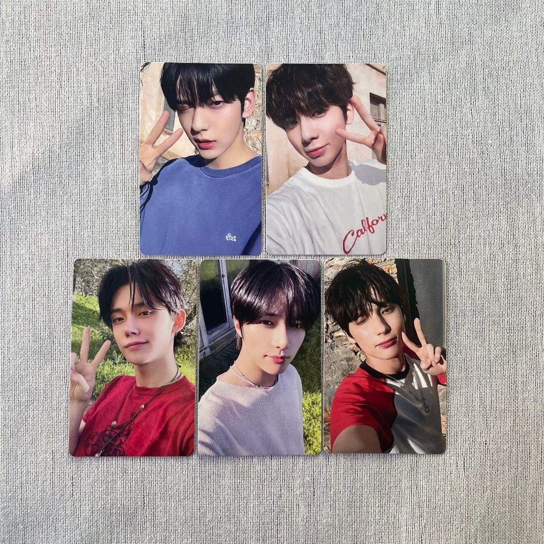 TXT love language line music トレカ 5枚 TXT Love Language LINE music トレカ 5枚セット TXT Love Language