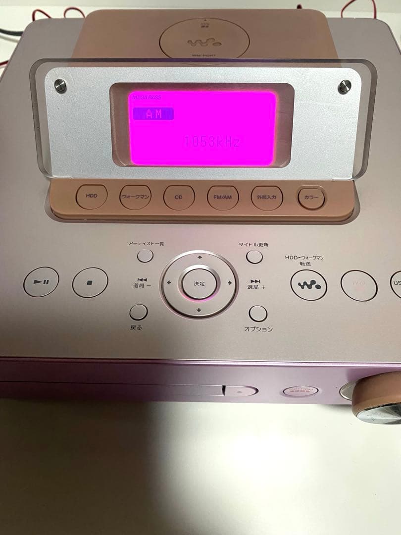 SONY HDD搭載 オーディオシステム HCD-E300HDピンク ソニー - メルカリ