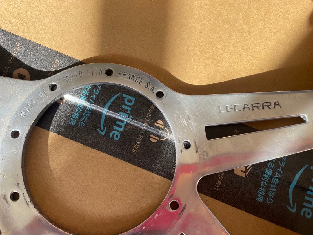 レカラ　ステアリング　ジャンク　約34センチ