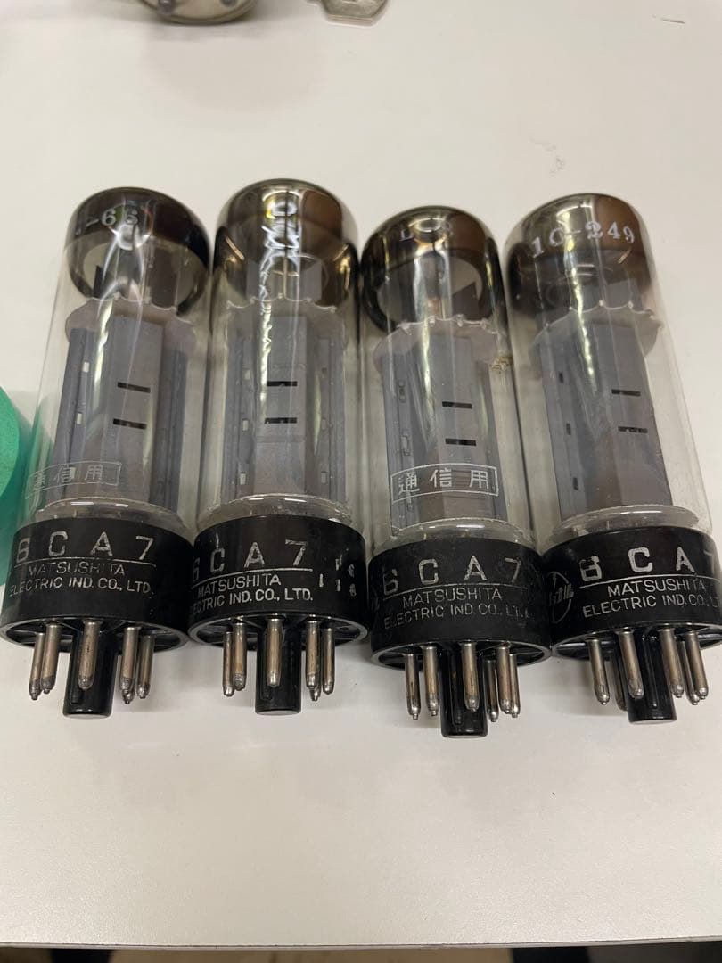MATSUSHITA 6CA7 真空管 4本セット / NHK刻印あり - メルカリ