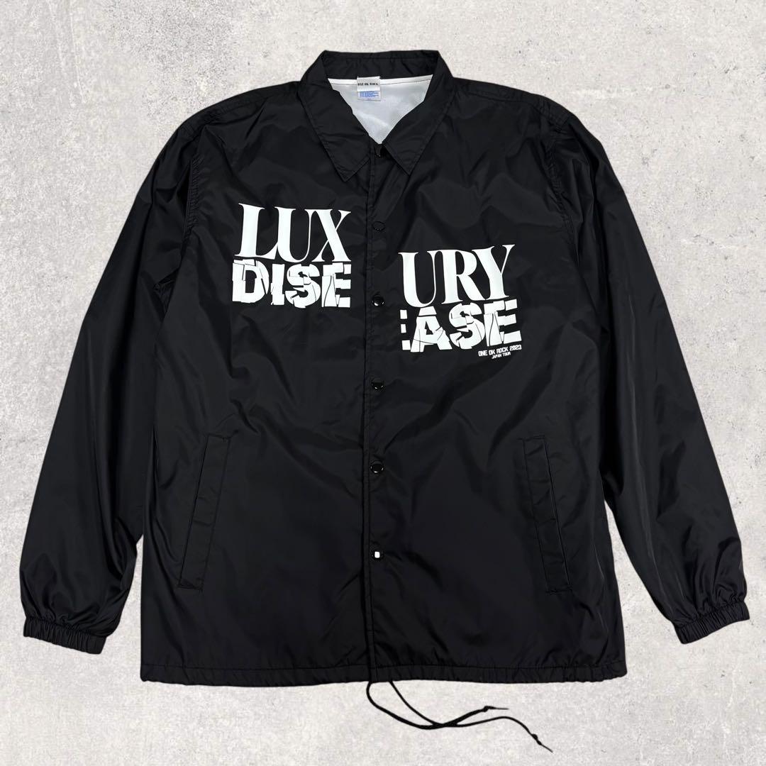 美品✨ONE OK ROCK コーチジャケット 2023 ツアー 黒 XL - メルカリ