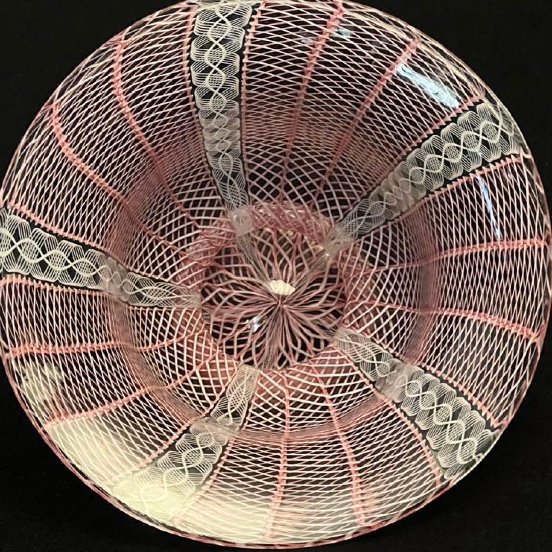 ムラーノ ヴェネチアングラス ボウル コンポート 置物 大きめ！