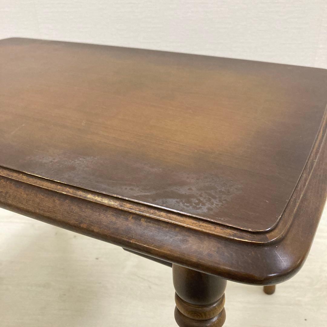 オールドカリモク】コロニアル サイドテーブル リビングテーブル 昭和