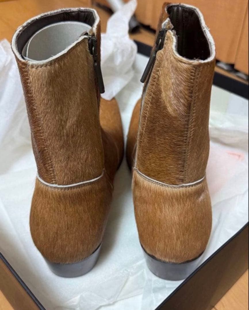 清春】CHARMCULT × nil admirari コラボ ハラコブーツ - メルカリ