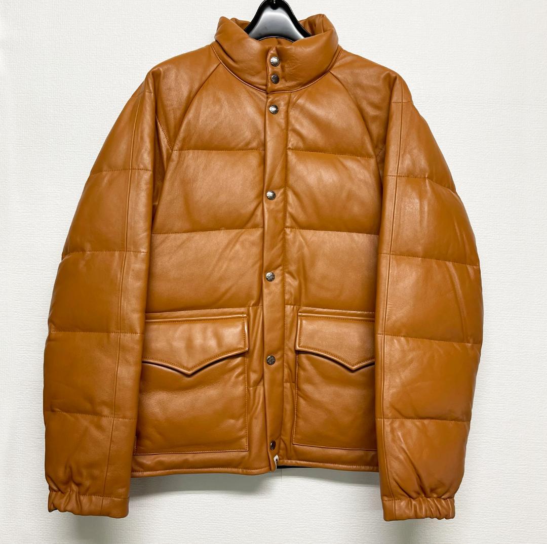 未使用【HEROキムタク着用】APE エイプ レザーダウンジャケット - メルカリ