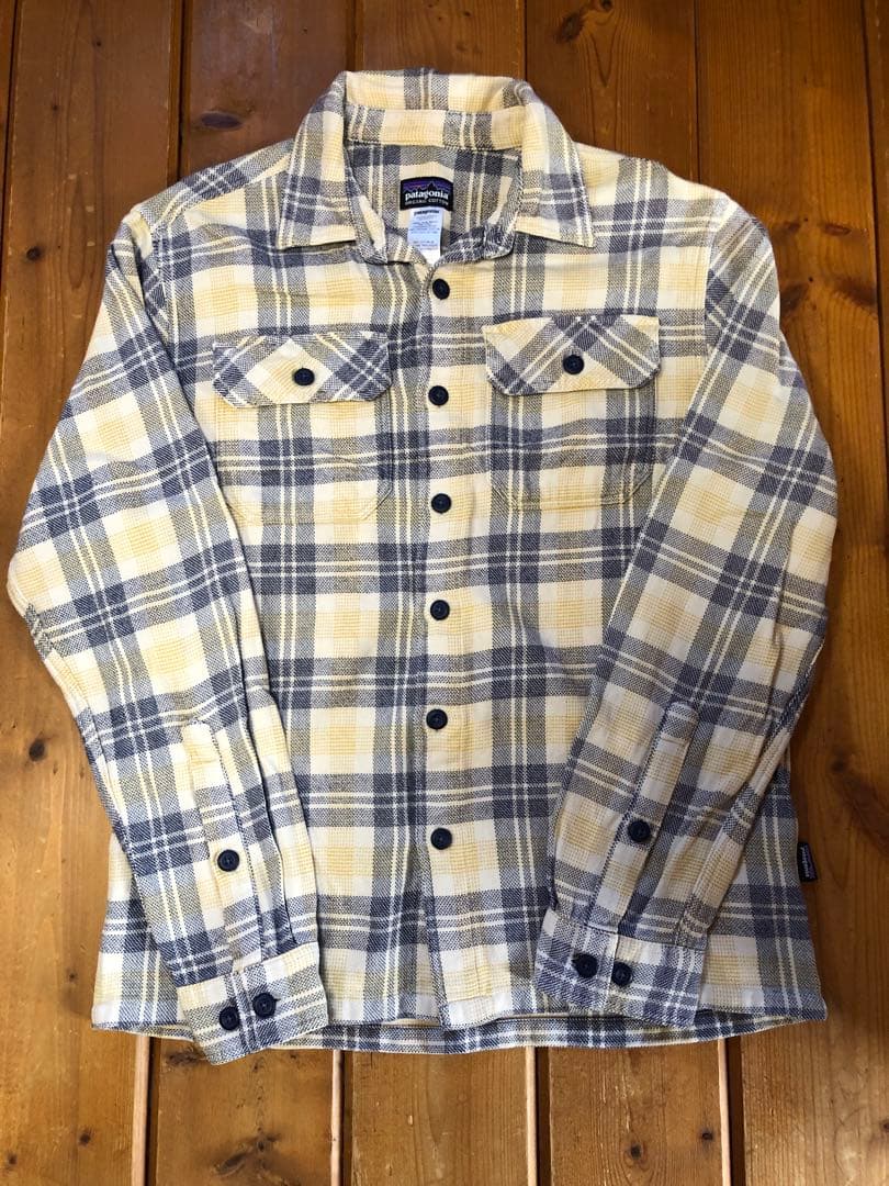 パタゴニア ネルシャツ オーガニックコットンシャツ - メルカリ