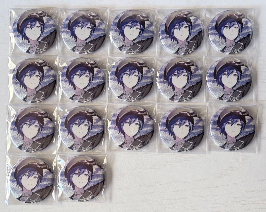 プロセカ KAITO グリッター缶バッジ グリ缶 vol.12 C 17点 プロジェクトセカイ プロセカ グリッター缶バッジ KAITO 12C 軍服