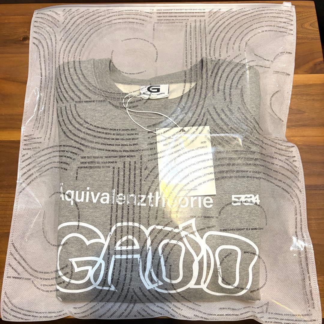 GADID ANONIEM GWEN スウェット グレー - メルカリ