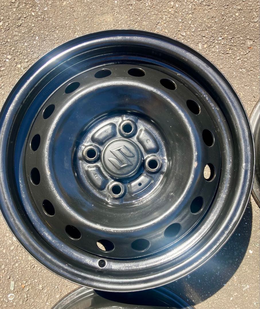 12/16まで値引きA ワイドリム 6J 14インチ鉄ホイールA+B合わせ4本