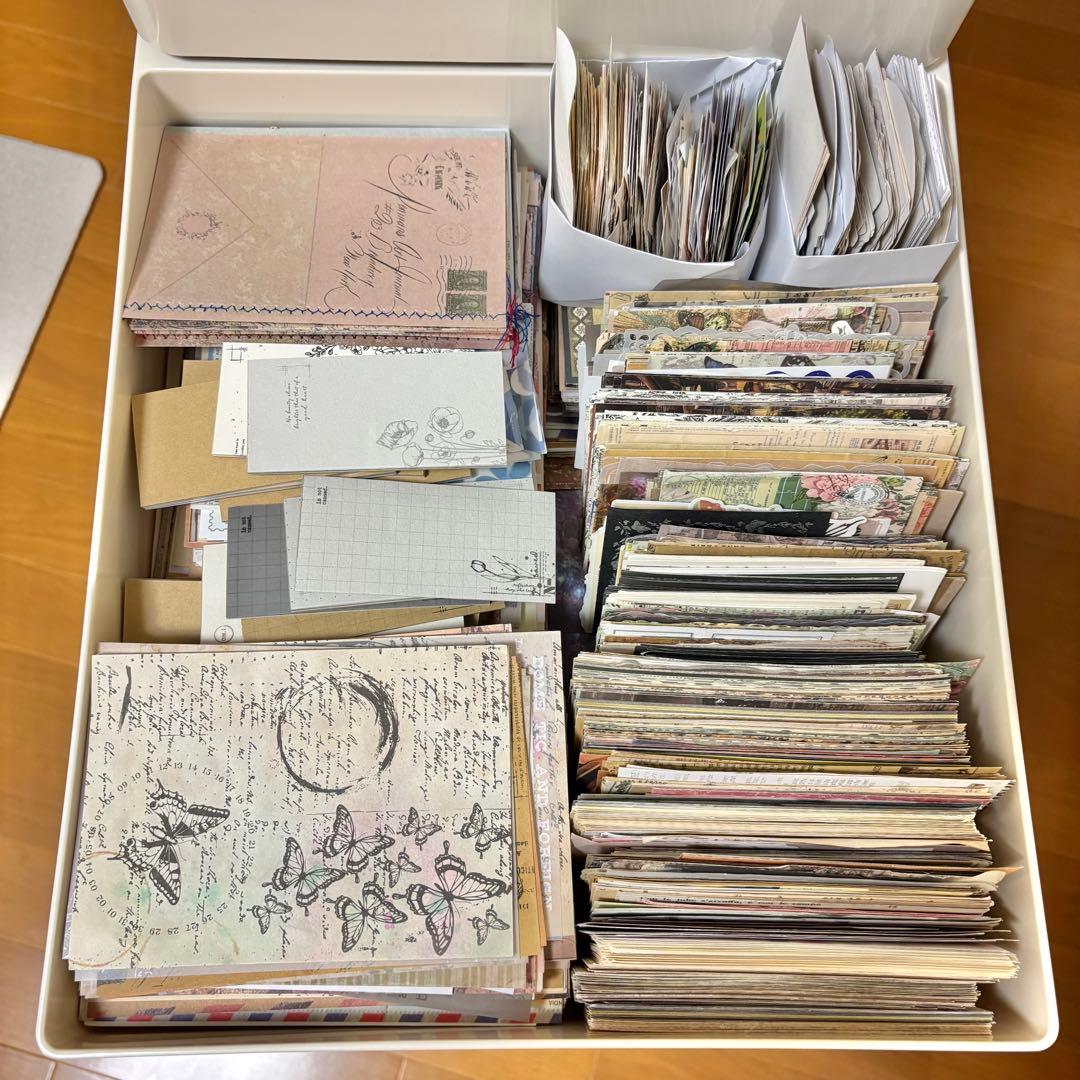 ⑫【1000枚セット+おまけ】 コラージュ素材 おすそ分け まとめ売り