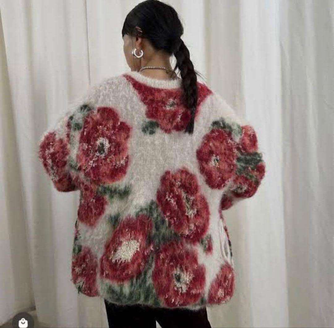 Ameri VERONICA JACQUARD KNIT CARDIGAN新品 - メルカリ