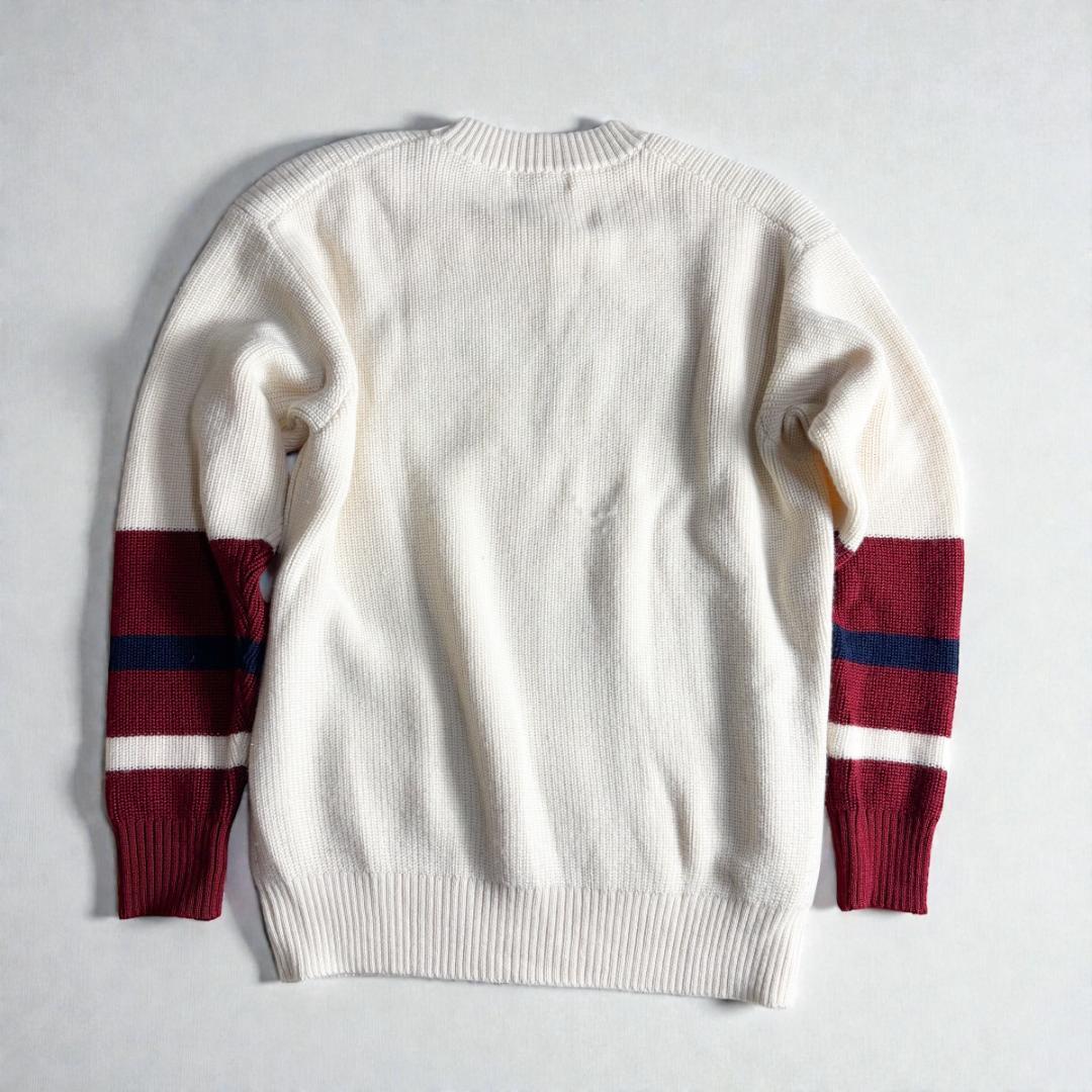 HYSTERIC GLAMOUR HYS ロゴ ニット セーター ライン袖 M