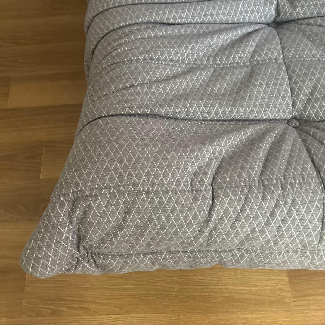 極美品】リーンロゼ トーゴ1Pソファ ファブリック グレー - メルカリ