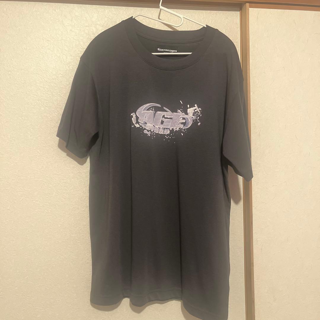 Age Factory ロゴ Tシャツ 黒 Lサイズ Age Factory ロゴ Tシャツ 黒 Lサイズ - メルカリ