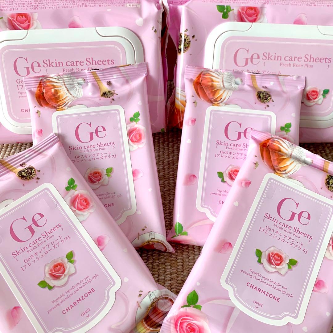 チャームゾーン Geスキンケアシート フレッシュローズプラス 160枚