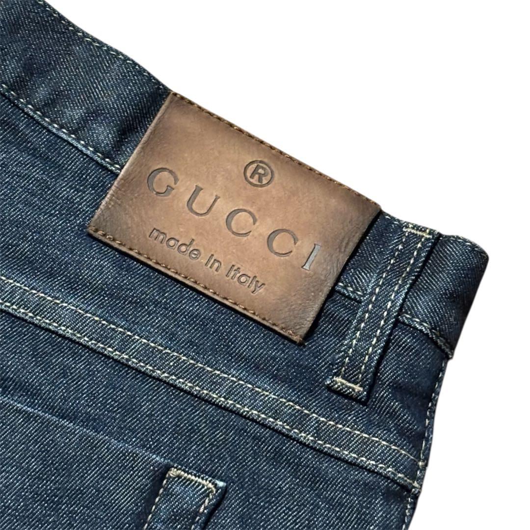 完売品)GUCCIデニムパンツサイズ46 300234 XD221ダメージ加工 - メルカリ