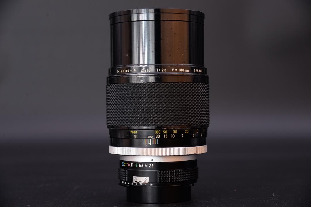 Nikon ニコン Nikkor-P Auto 180mm f2.8 Ai改 L108421162 - レンズ(単