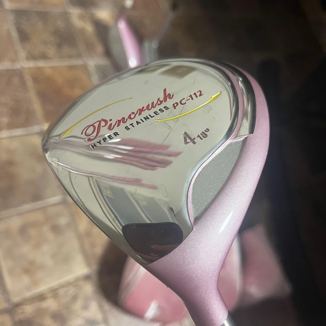 左利き Pincrush PC-112 レディース ゴルフセット - メルカリ