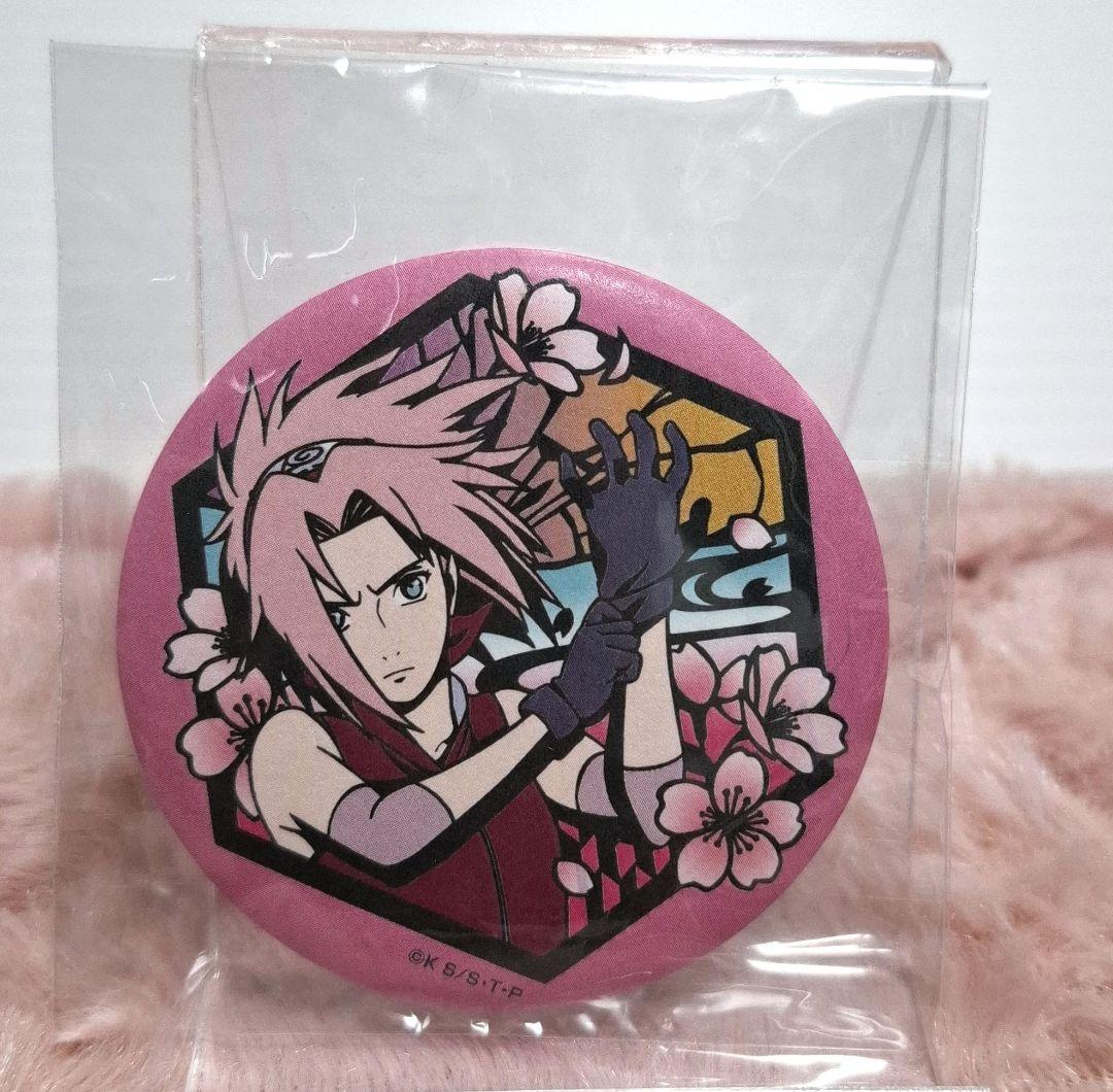 NARUTO うちはサスケ&春野サクラ 缶バッジセット - メルカリ
