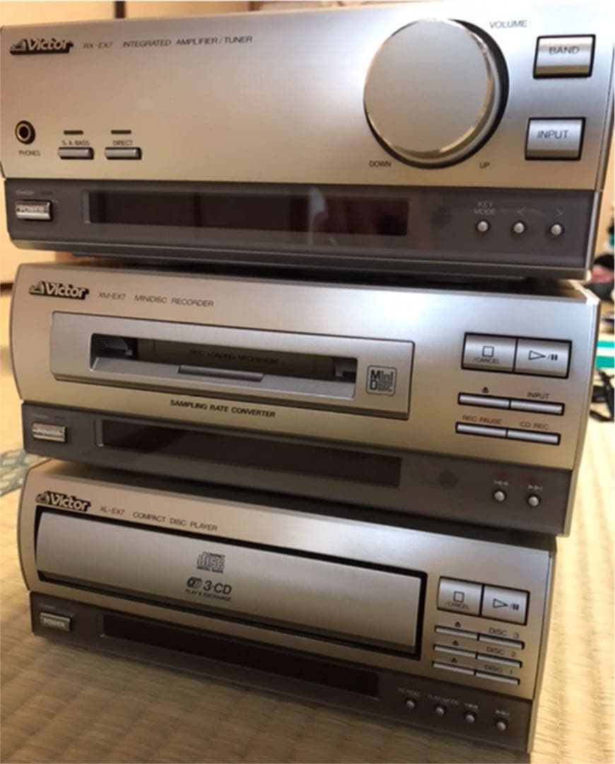 Victor CD MD コンポ RX-EX7/XL-EX7/XM-EX7 - メルカリ