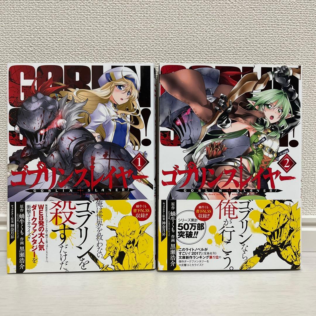初版】ゴブリンスレイヤー 1巻 2巻 3巻 帯付き まとめ売り - メルカリ