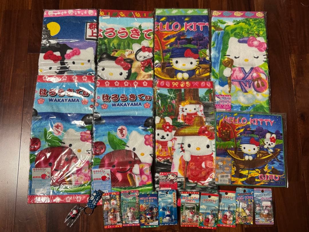 【新品未使用】ご当地キティ　岐阜＆三重＆和歌山セット　まとめ売り（バラ売り不可） 新品未使用】ご当地キティ 岐阜＆三重＆和歌山セット まとめ売り（バラ売り