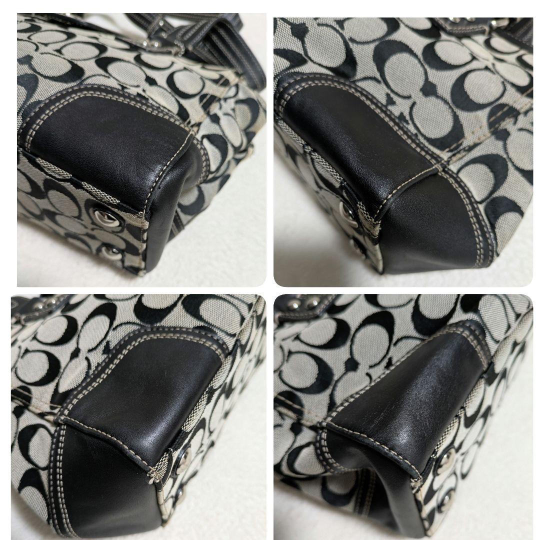 COACH コーチ ワンショルダーバッグ キャンバス F13975 ターンロック