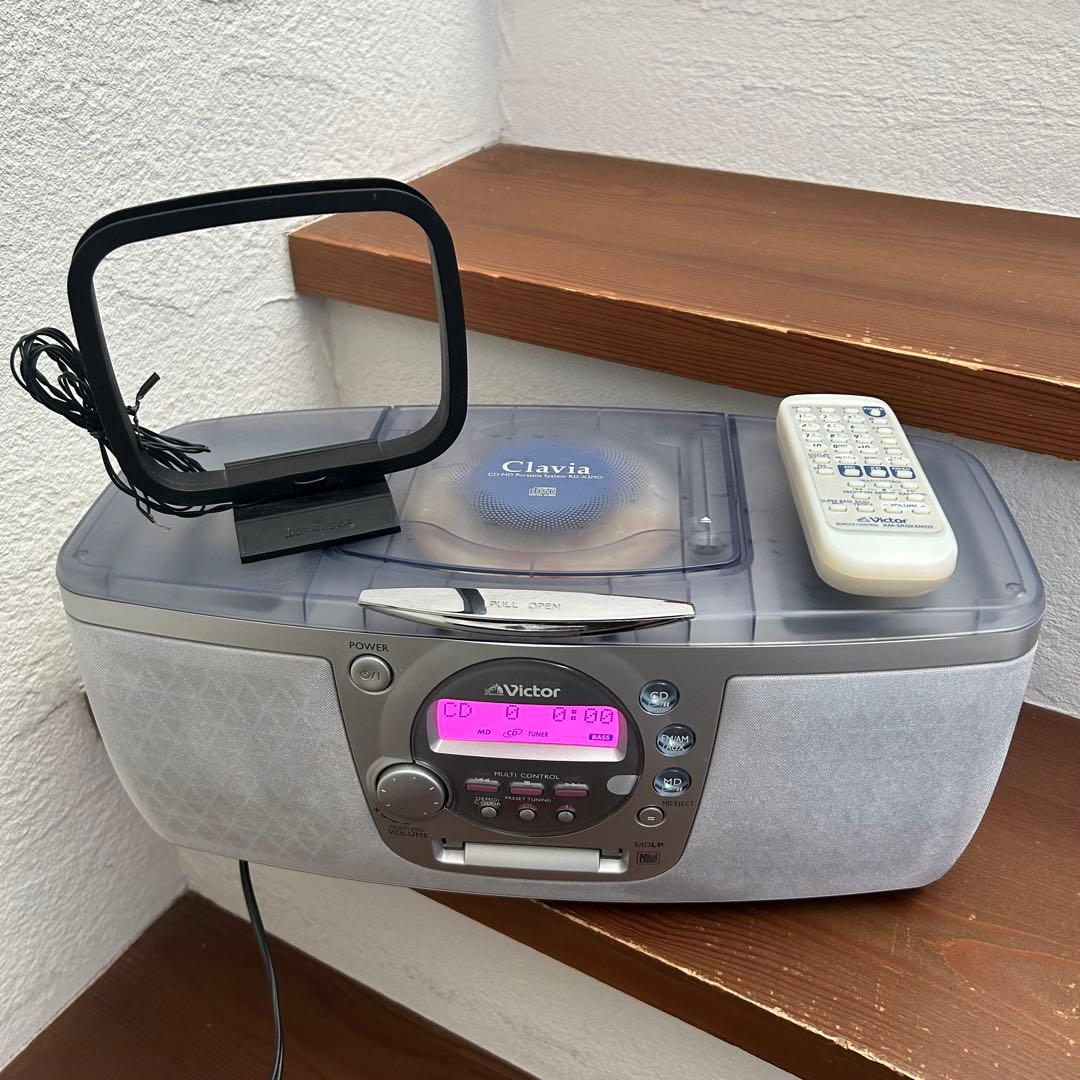 ジャンク品】お洒落Victor Clavia RD-X3MD CD/MDコンポ - メルカリ