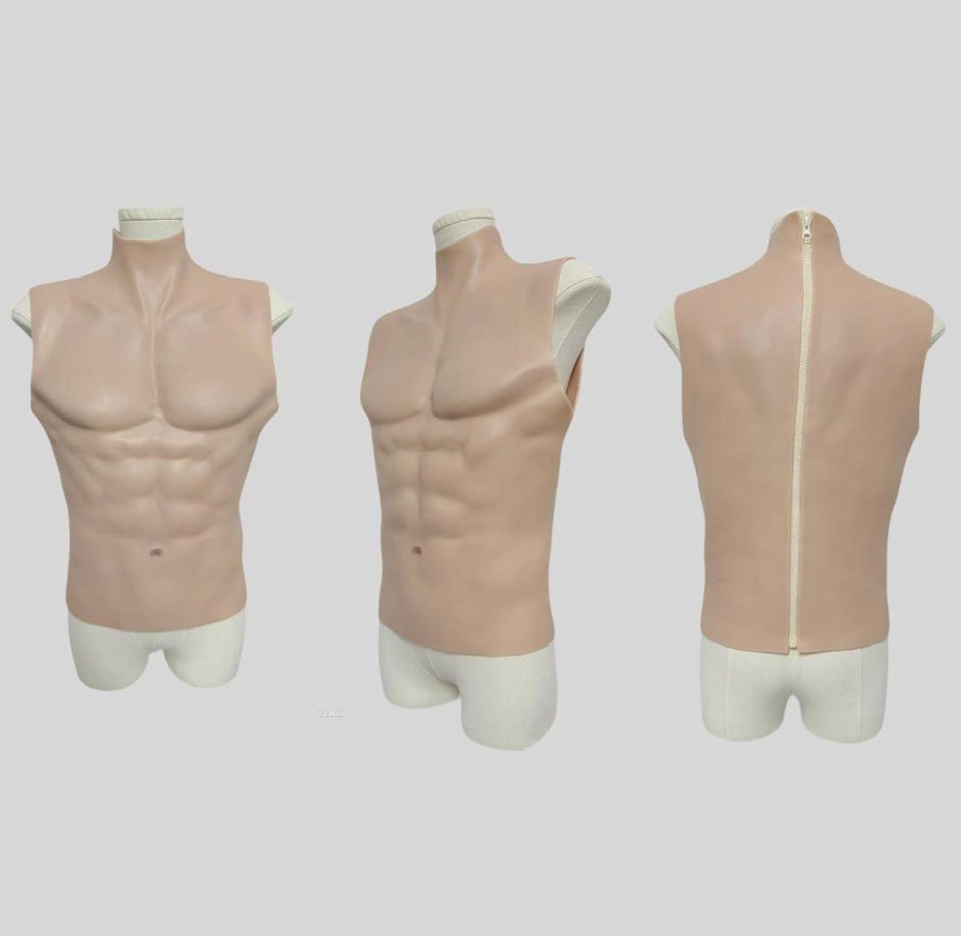 コスプレ シリコン 筋肉スーツ ホワイト - メルカリ