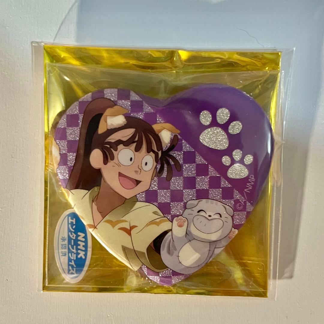 忍たま乱太郎 ナンジャタウン ナンジャ ハート型缶バッジ 尾浜勘右衛門